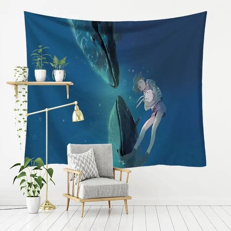 Гобелен с рисунком морского кита — фото 7