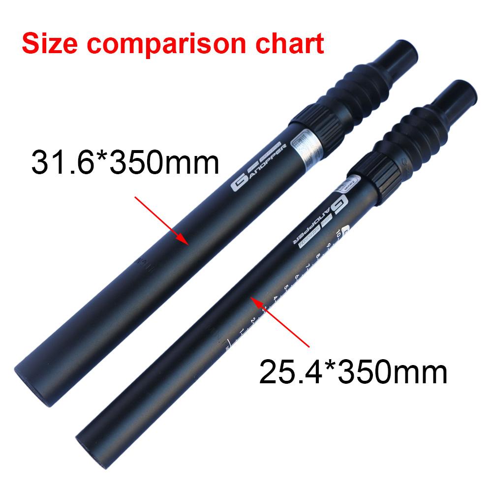 25.4mm 26.6mm 27.2mm 28.6mm 30.9mm 31.6mm MTB Mountain Bike Suspension Seatpost MTB Shock Absorb Damping Bicycle Seat Post
