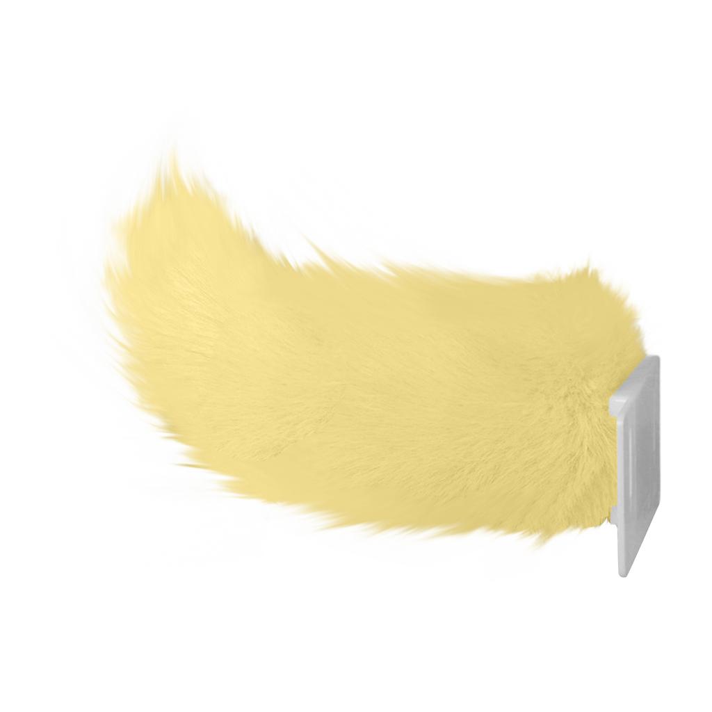 Electric Remote Control Plush Tail for Cars Electric Vehicles Sound Activated Faux Fur Tail Attachment for Vehicle Rear Decoration Single Color