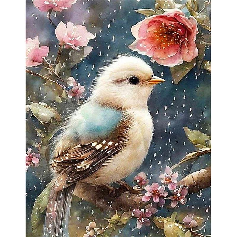 DIY Diamond Painting Birds On The BranchCross Stitch Kit Mosaic Art Diamond Painting Full Circle/Square Diamond Home Decoration