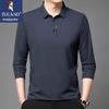 TUCANO Men's Casual Outdoor Long Sleeve Polo T-Shirt