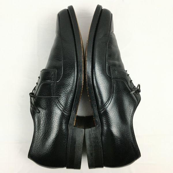 80er Jahre Vintage WEYENBERG MASSAGIC U-Tip Businessschuhe Schwarz Größe 9EEE / 27.0cm(GEBRAUCHT)