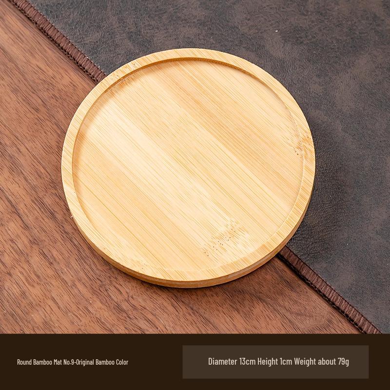 Bamboo Coaster & Decorative Tea Cup Tray