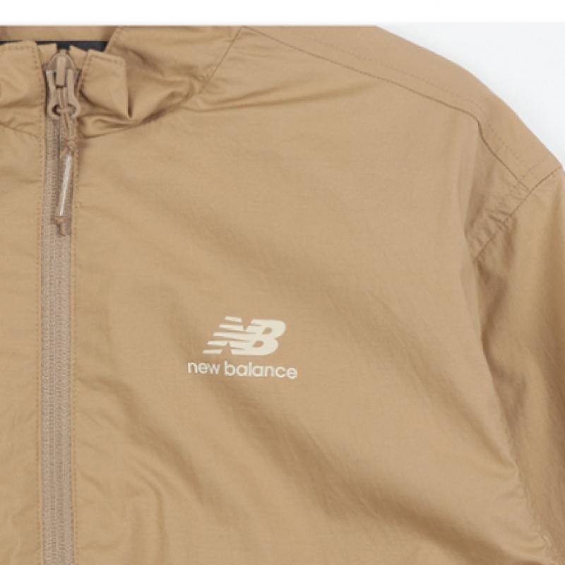 New Balance Geacă Bluzon Copii Strat Unic Bej