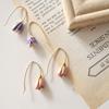 Dangle Ear Jewelry Wedding Tulip Earrings Women's Earrings Korean Style Earrings Long Hook Earrings