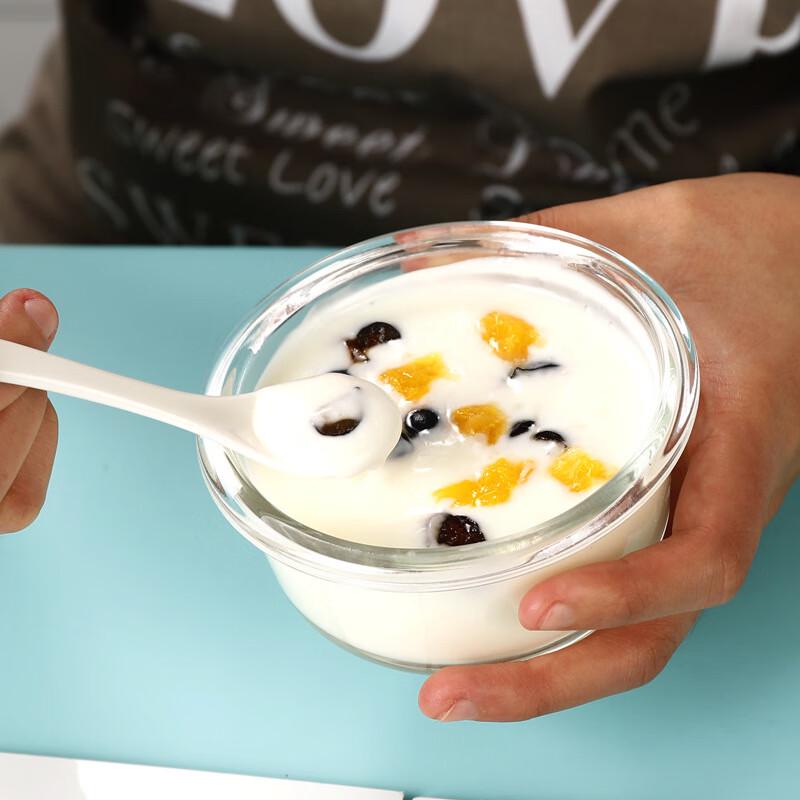 ZISIZ Transparent Glass Food Storage Container Set