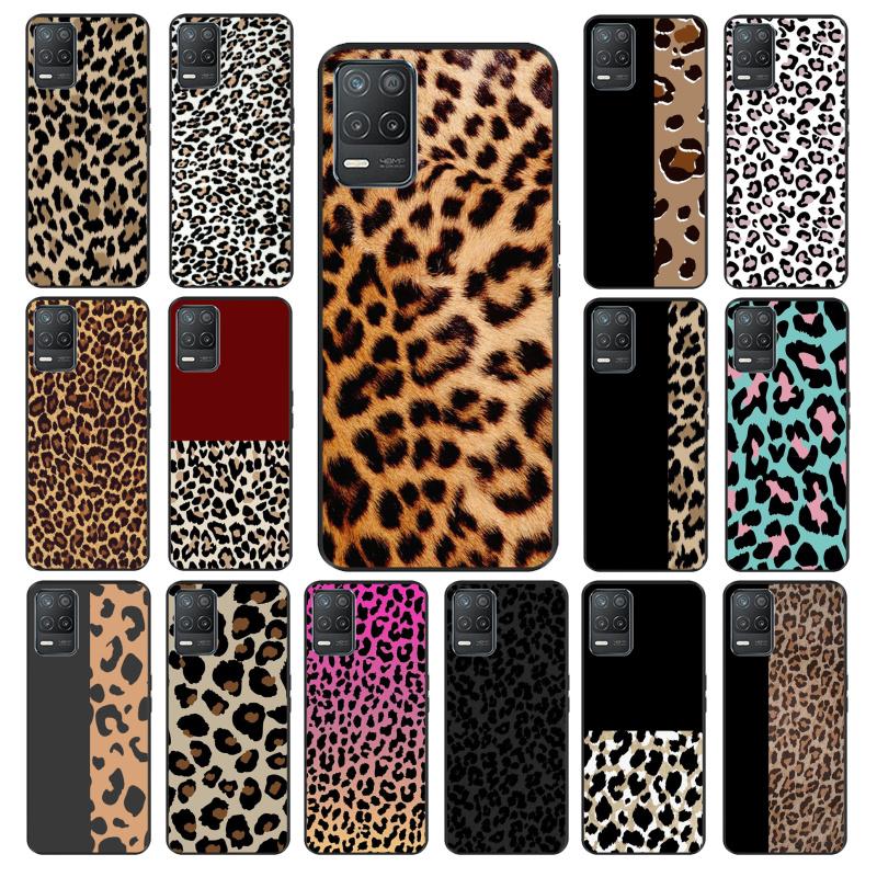 Leopard Phone Case for OPPO Realme GT 2 Pro X2 Pro XT C25S 8 7 6 Pro 6i GT Master C3 C21 C21Y C11 X3 SuperZoom