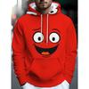 Kapüşonlu, sınır ötesi, büyük beden, 3D dijital baskılı, polar, modaya uygun ve günlük kış/sonbahar kapüşonlu sweatshirt