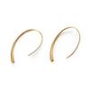 Korean Fashion Titanium Steel Line Earrings for Women