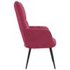 VidaXL Chaise de Relaxation Fauteuil de Détente Siège de Relaxation Chaise de Détente Salon Salle de Séjour Intérieur Rouge 328078