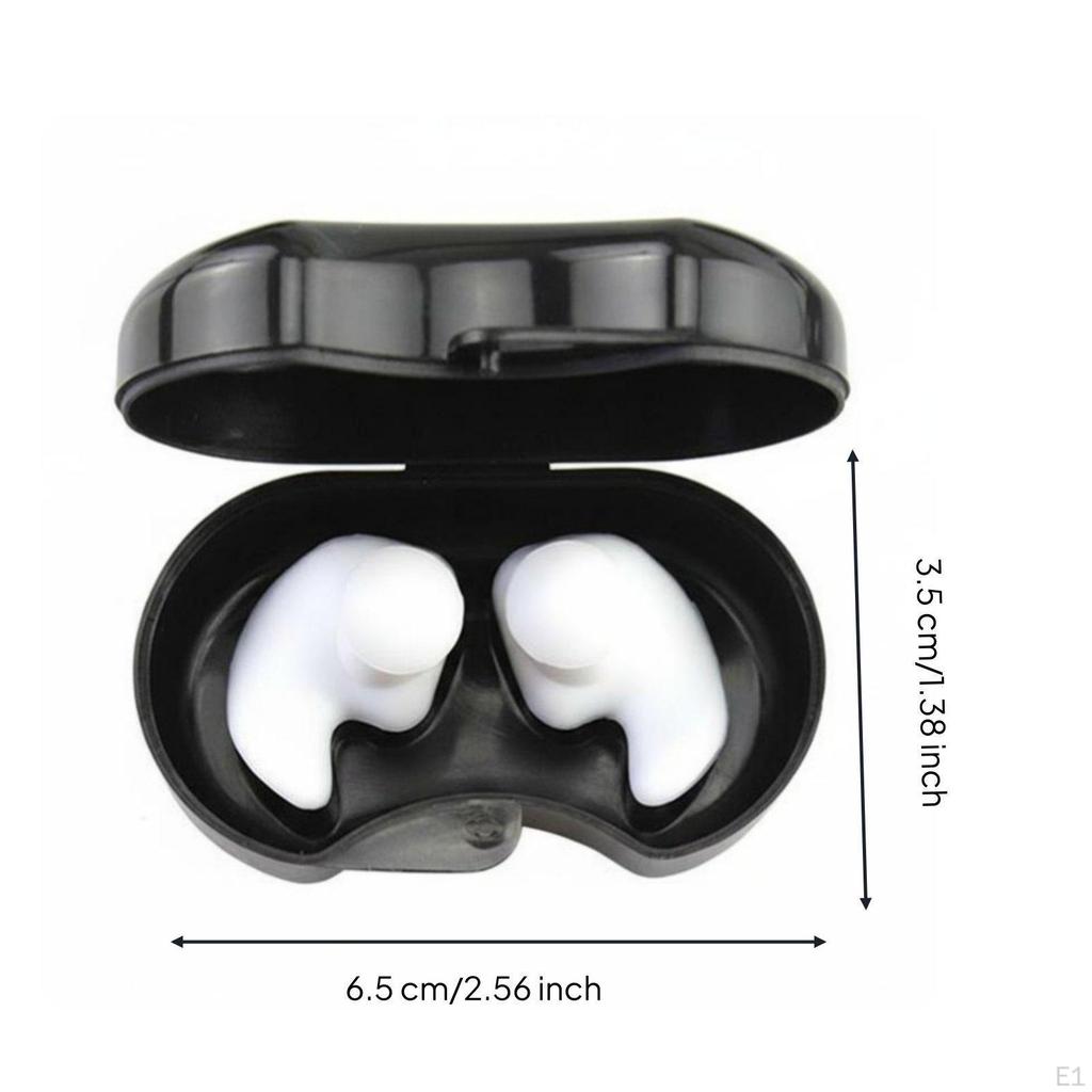 Silicone Swimming Earplugs Comfortable Fit Waterproof Reusable Ear plug