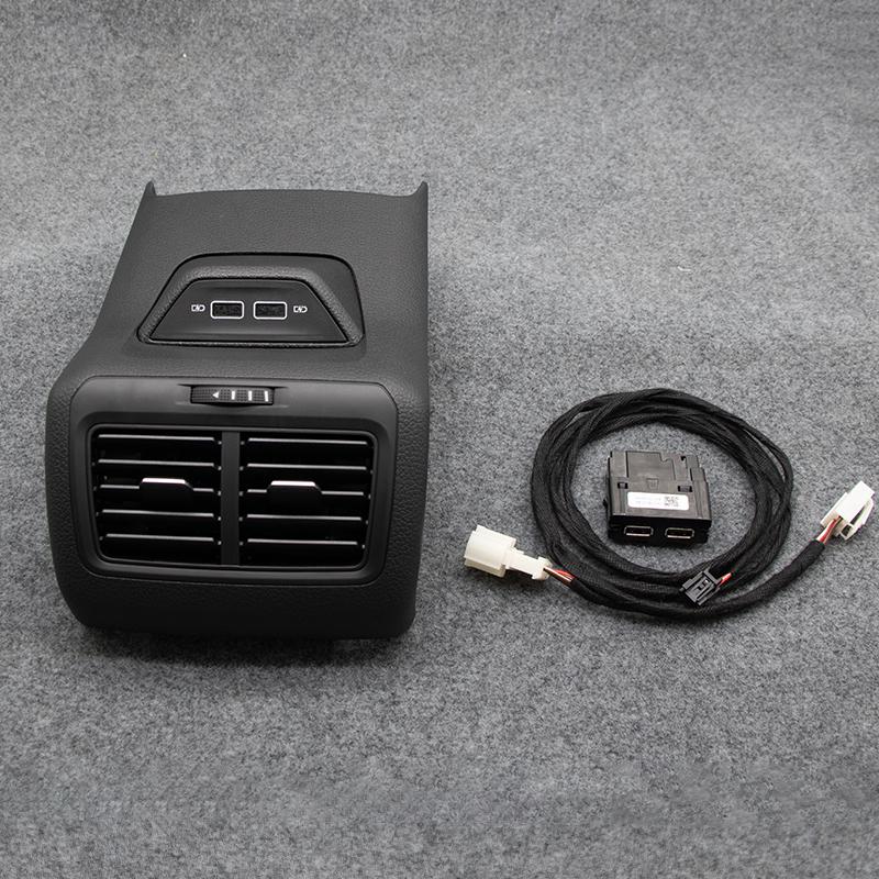 5GG864298B OEM For VW Golf 7 MK7 7.5 Rear Air Vent Outlet Trim Frame Assembly With USB Charging Plug Adapter Cable