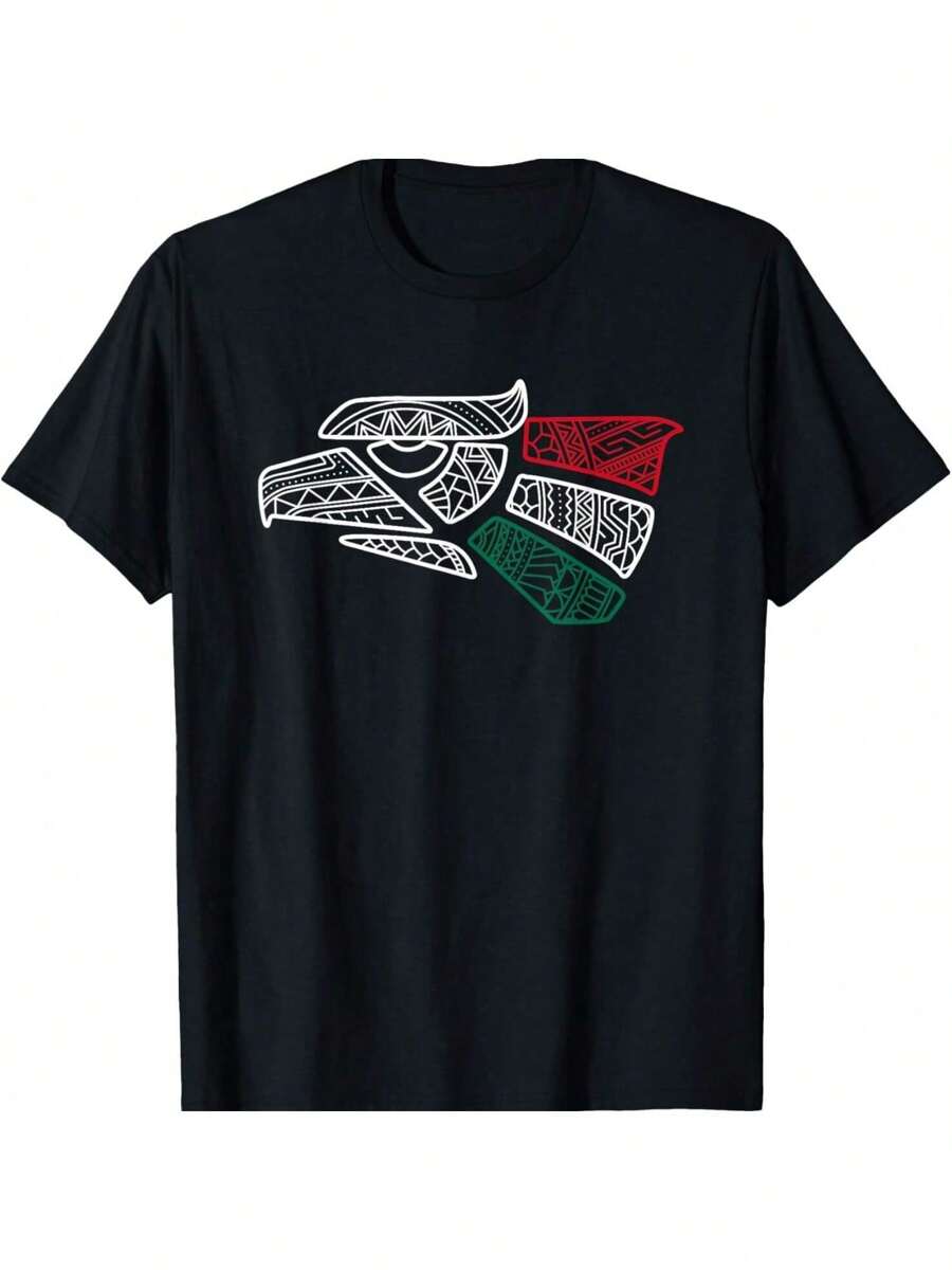 Mexico Flag - Mexican Eagle Style - Hecho En Mexico Unisex T-Shirt S