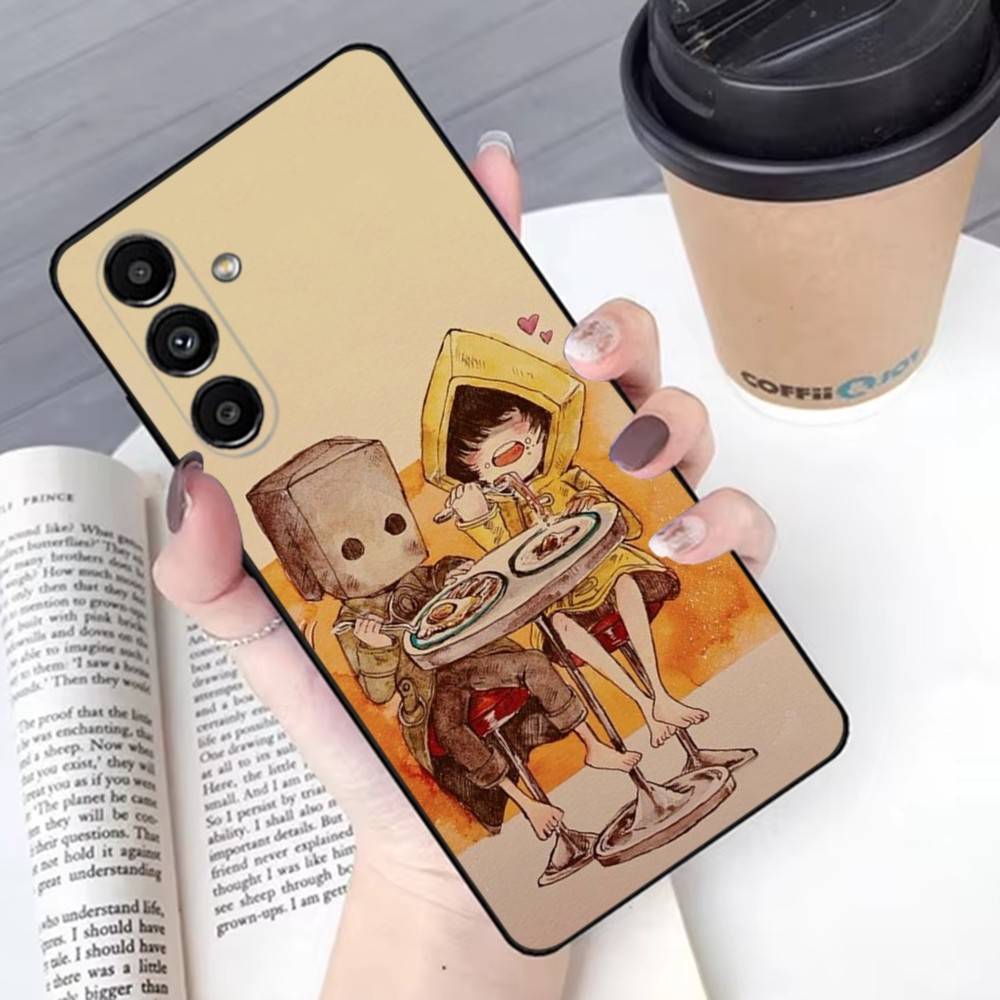 

Game Little Nightmares Phone Case For Samsung S 25,24,23,22,30,21,10,9,Ultra,Plus,Lite,FE,4G,5G Black Soft Case Samsung S21Ultra