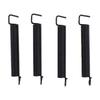 4Pcs Tremolo Springs Noise Reduction Springs Polymer Coated Carbon Steel Tremolo Bridge for Electric Guitar Bass Black