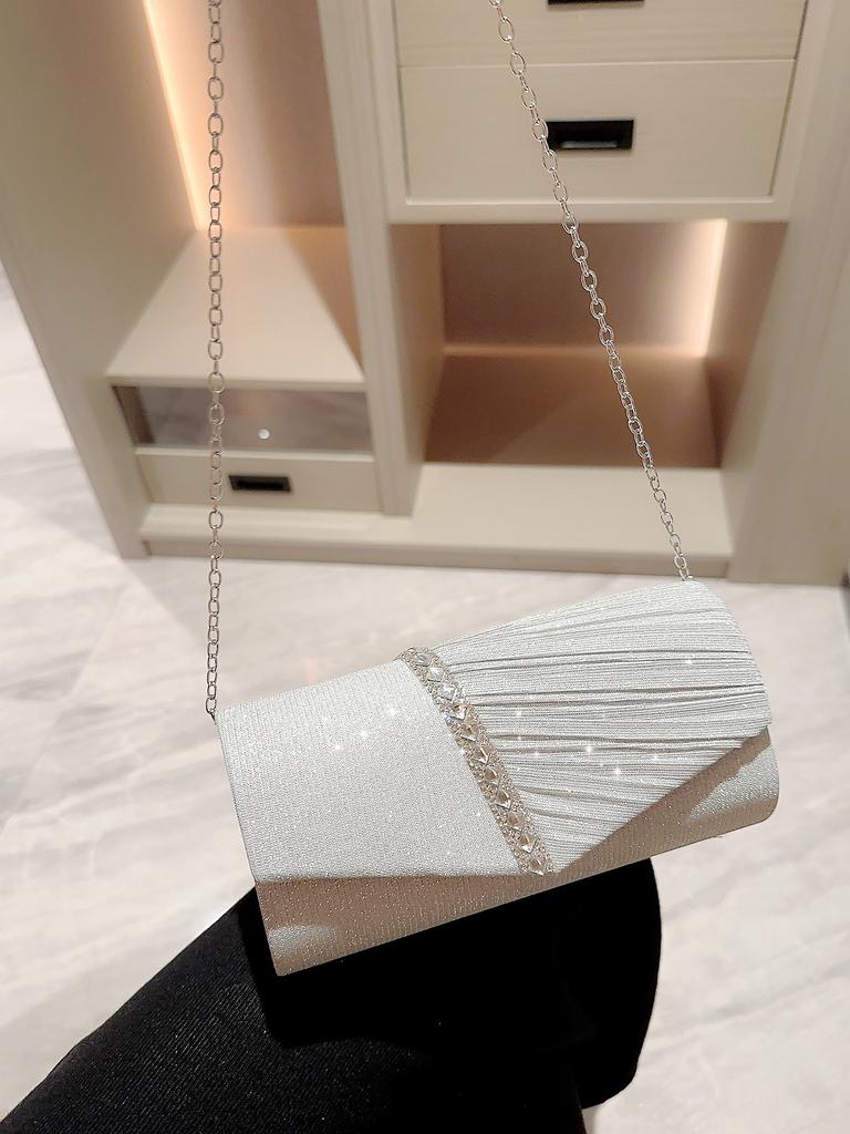 Women's Fashion Rhinestone Embellishment Sparkling Party Bags Evening Bags Clutch Bags Party Bags Prom Bags Dress Bags Evening B