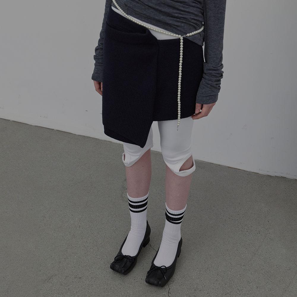 LCDC™ Double Layer Knit Skirt (Navy)