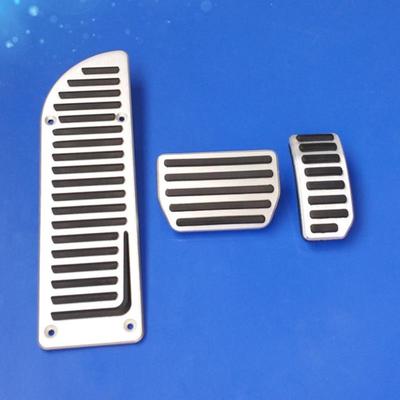 For VOLVO XC60 S60 S80L V60 V70 Accessorie Car Interior Aluminum AT/MT Accelerator Gas Brake Pedal Decoration Protection