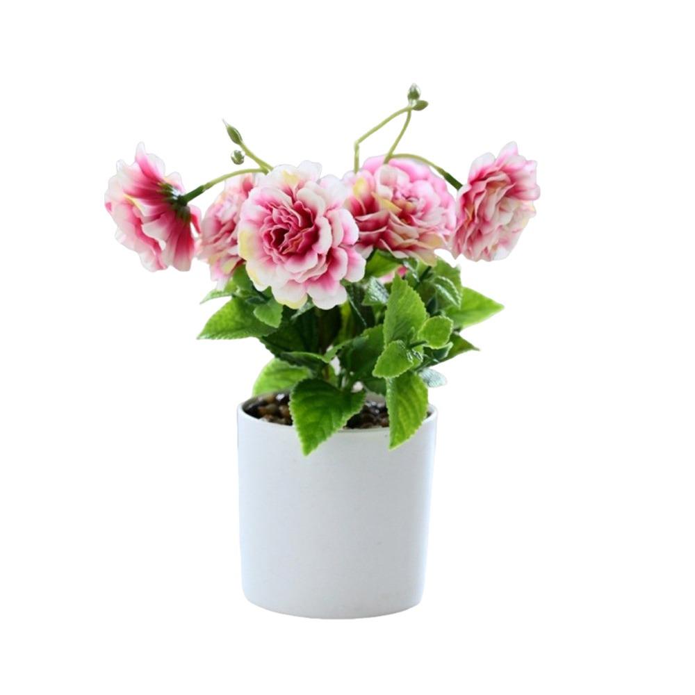 Thekenaufsteller Künstliche Blume Platzierung Topfpflanze Geschenk Kunstpflanze Blumenpott Party Dekoration