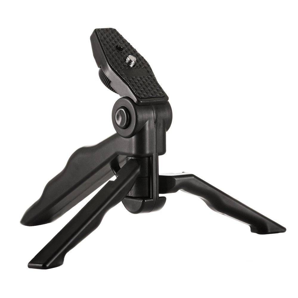 Mount With Mini Tripod For Gopro Sjcam Action Cameras Black
