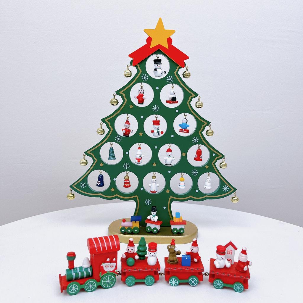 Mini Christmas Tree DIY Material Pack Small Tabletop Ornaments New Christmas Children's Gifts