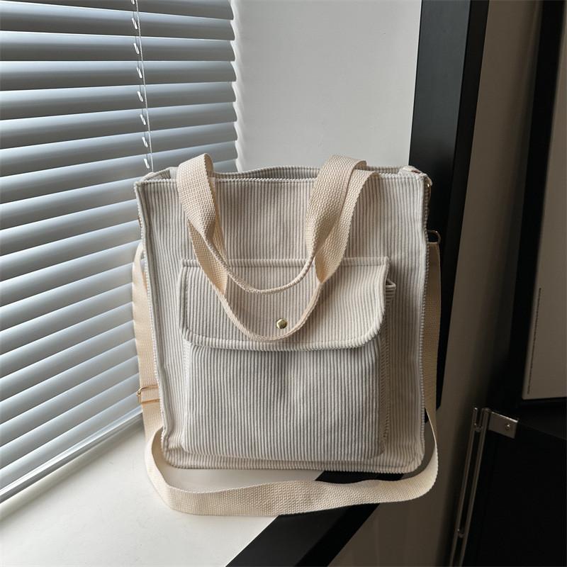 Trendy Canvas Tote Bag For Stylish College Students With Unique Aesthetic Design