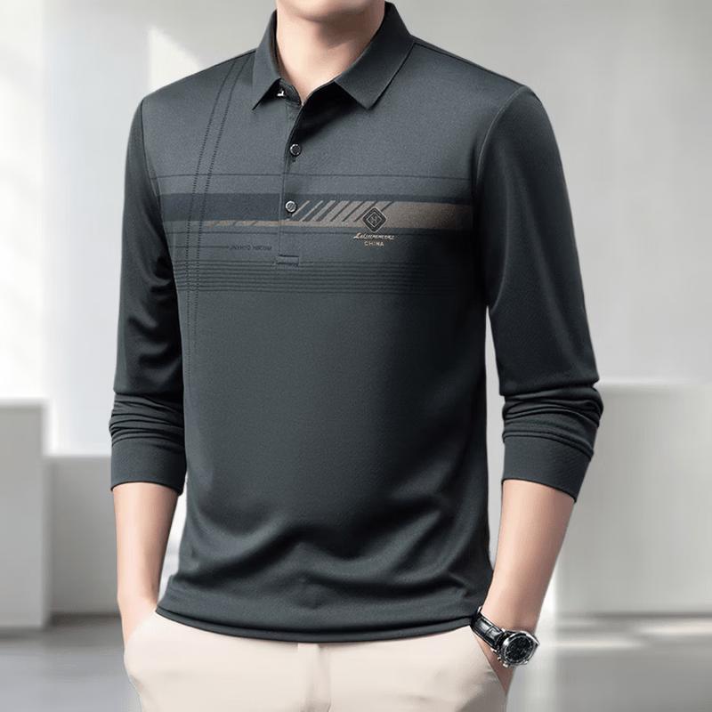 VEE KELLEN Men's Long Sleeve Polo Shirt