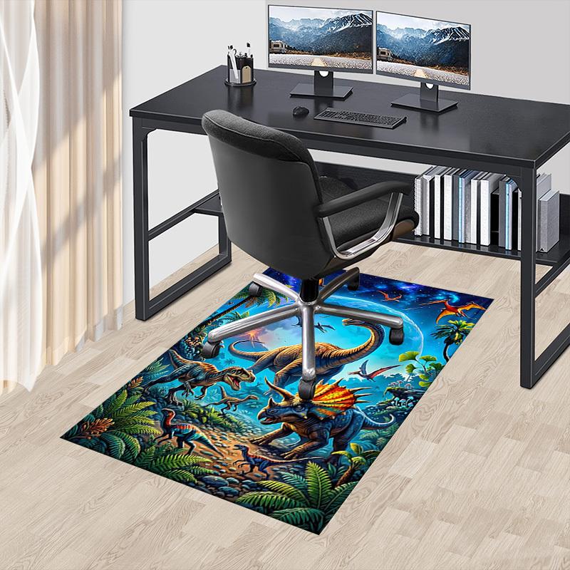 1PC Dinosaur Extra Large Non-Slip Floor carpet, Office, family, bedroom, Studio - Large Area Rug,Longlasting Material-K0410