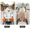 Fisherman Duck 2-in-1 Car Armrest Box Tissue Box with Creative Cute Cartoon Tissue Case Paper Box Garbage Can Car Storage