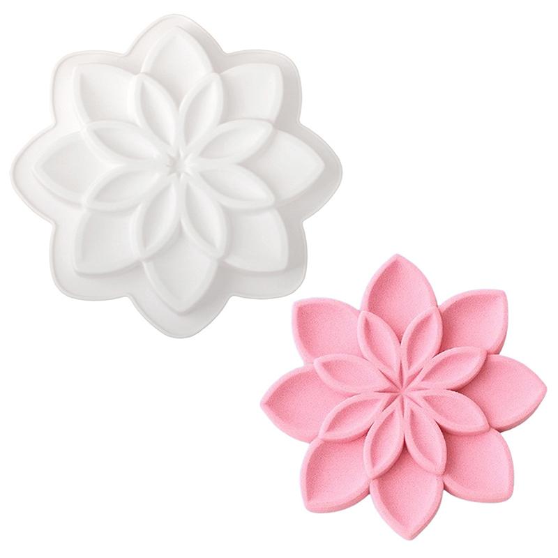 Flower-Shaped Silicone Cake Molds French Mousse Cake Molds Home Baking Tools Kitchen Styling And Baking Supplies