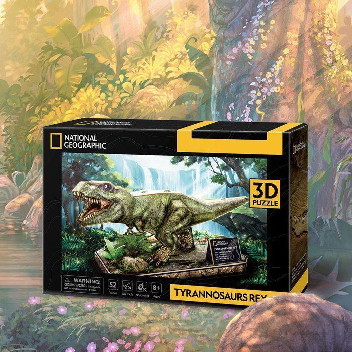 National Geographic, Puzzle 3D Tyrannosaurus Rex, Puzzle 3D Enfant, Puzzle Dinosaure, Puzzles 3D Modèles À Assembler