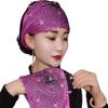 European and American Women's Fashionable Ethnic Acrylic Eco-Friendly & Breathable All Seasons Headscarf Muslim Hat