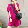 Casual Sportswear Suit for Women, Summer Fashionable Shorts Two-piece Set