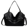 Large Capacity Women's Solid Color Korean Style Fashion Tote Shoulder Bag