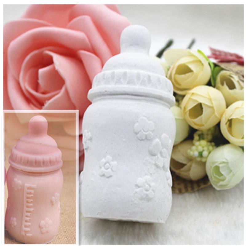 Lovely Baby Bottle Shape Silicone Candle Mold Aromatherapy Soap Mould Cake Candy Baking Tool DIY Craft Kitchen Accessories