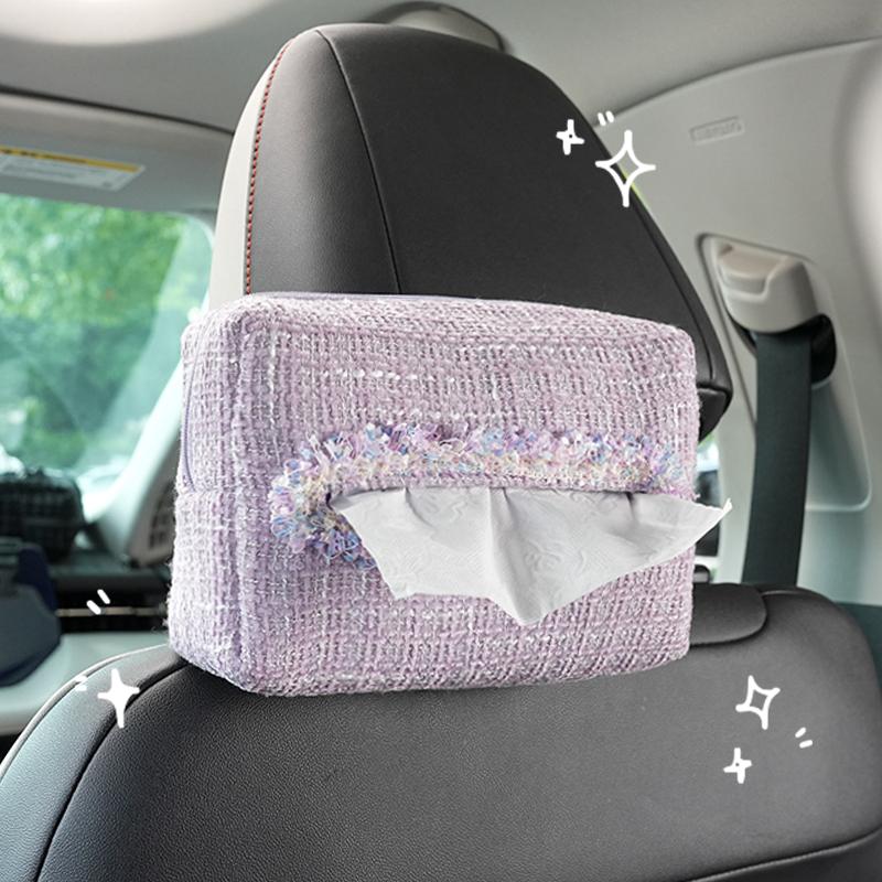 Car Tissue Box, Armrest Box, Paper-drawing Hanging Car Supplies, Napkins, Paper-drawing Storage On the Car, High Sense.