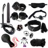Sex Toys Bdsm Sexual Jugetes Kit for Couples PU Sex Bondage Set Handcuffs Sex Games Shackles Nipple Clamp Adult Sexy Toys 18