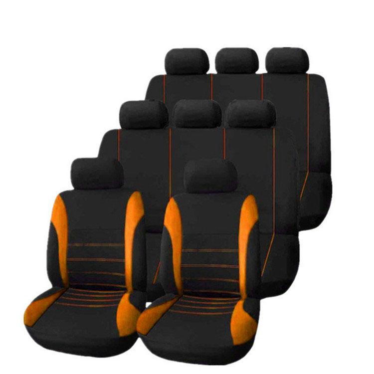 1 Sitz/2 Sitze/5 Sitze/7 Sitze/8 Sitze Luxus Universal Komplettset Autositzbezüge Sitzdekoration Rücksitzbezug Vorne Autokissen Schutzhülle