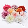 50/100Pcs Artificial Flower Silk Rose Christmas Home Outdoor Garden UV Protection Wedding Bridal Bouquet DIY Gift Box Decoration