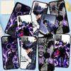 Case for Samsung Galaxy S25 S23 S22 S24 Ultra FE A05 A06 A15 A16 A36 A37 A35 A54 A55 A56 A57 A25 A26 A53 A17 Cartoon Solo Leveling Sung Jin woo Cover