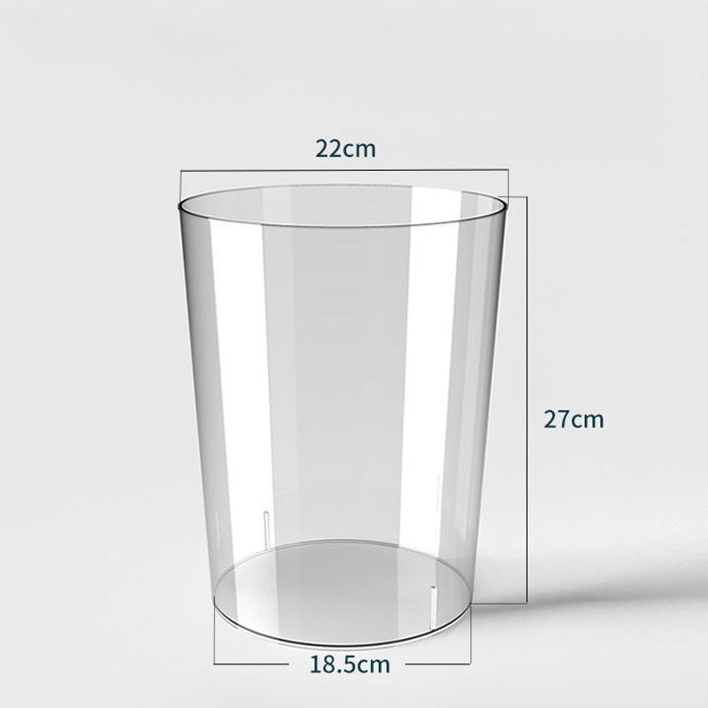 

Прозрачный мусорный бак без крышки мусорное ведро для домашнего офиса настольный мусорный контейнер мусорная корзина кухонный мусорный ящик чистый