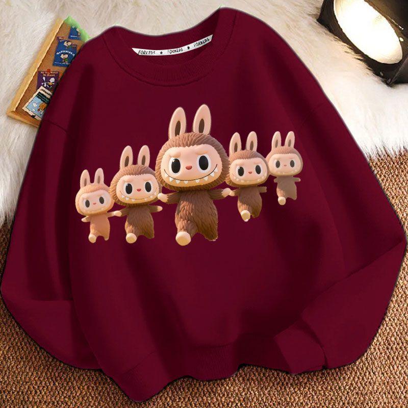 Children's Casual Round-neck Sweatshirt, Fashionable Long-sleeved Sweatshirt for Boys and Girls In Spring and Autumn
