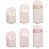 Hanging Garment Bag with Self Compression Zipper Space Save Dust Cover Down Coat Bag Travel Clothes Organizer for Closet Storage