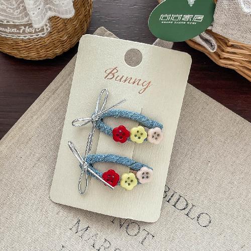 Wool Felt Cartoon Bread Slices Biscuits BB Clip Cute Bangs Side Clip Hairpin Funny Hair Clip Children's Hair Accessories