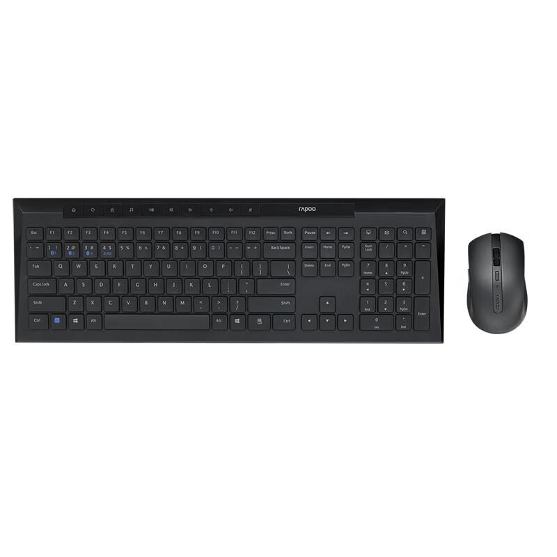 Rapoo 8200G Multi-mode Wireless Bluetooth Keyboard Mouse Combo