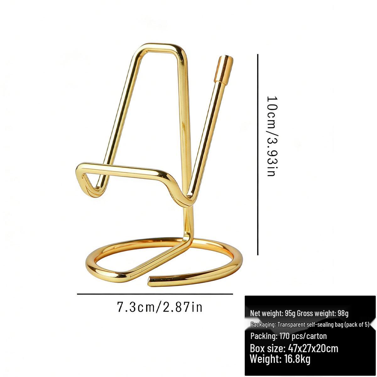 

Portable Metal Phone & Tablet Stand for Desk and Bed 11x7.3x7.3 cm / 95 g