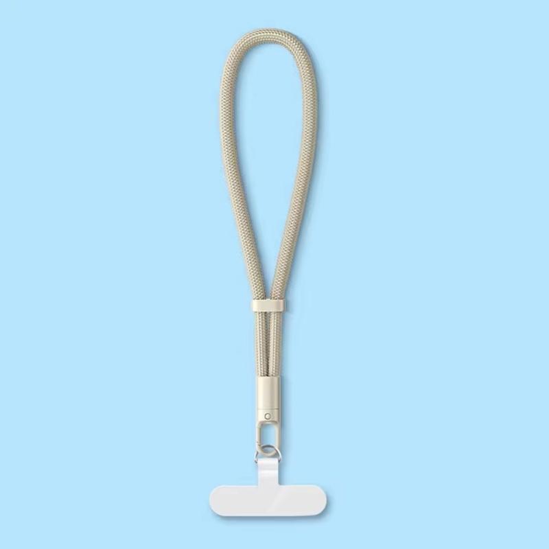 Universal Adjustable Mobile Phone Lanyard Short Wrist Strap with Self-locking Anti-drop Design Durable Polyester Phone Strap