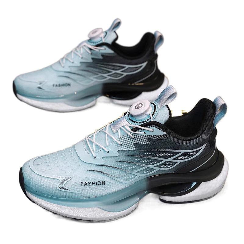 Baskets automne bouton rotatif pop-corn amortisseur étudiant course hiver velours coton chaussures