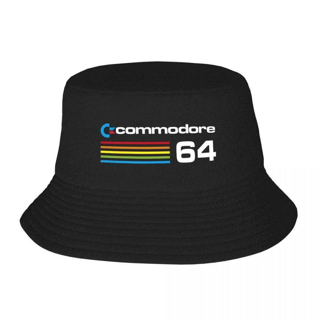 Custom Commodore 64 Bucket Hat Unisex WomenFashion Summer Beach Sun C64 Computer Fisherman Cap