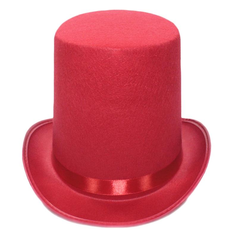 Zauberer-Zylinder, schwarzer Zylinder, Zauberer-Hut, Jazz-Bühnenauftritte, Bowler-Zylinder, Kostüm